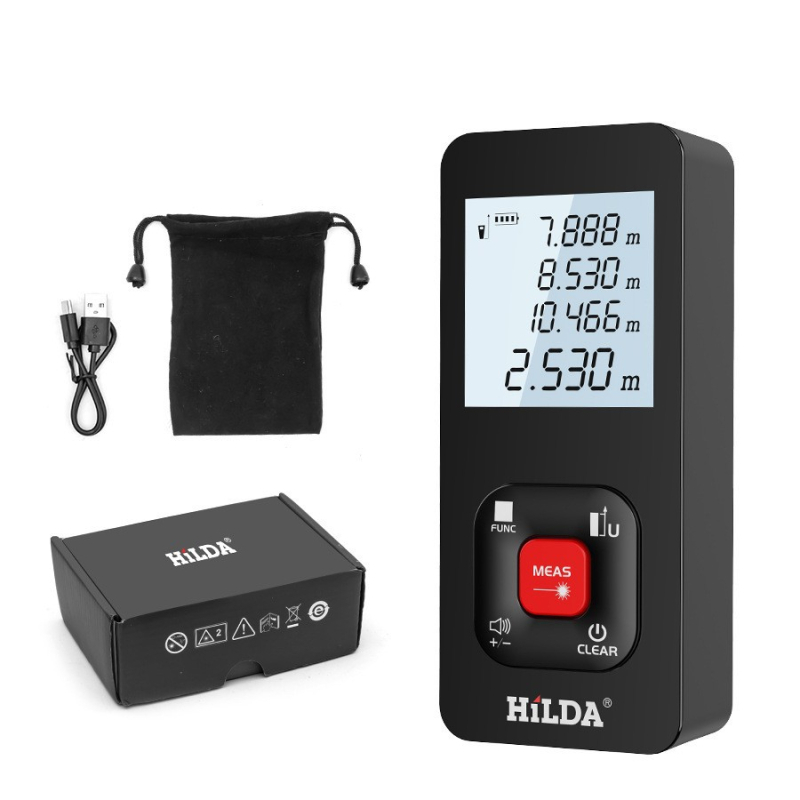 Μετρητής εμβέλειας λέιζερ, υπέρυθρο μετρητικό όργανο, φορητός ηλεκτρονικός κανόνας μέτρησης, βιομηχανικού τύπου υψηλής ακρίβειας