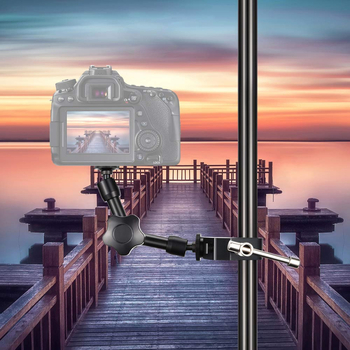 Βραχίονας στήριξης οθόνης για κάμερα - Αλουμινίου κράμα, διάσταση 190×65 mm, μέγιστο φορτίο 2–5 kg, Jing Shengda