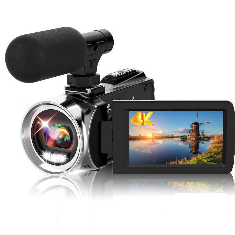 HDV8162 Plus kézi 4K-s videokamera elektronikus képstabilizációval, CMOS-érzékelő, 18x optikai zoom, 8MP