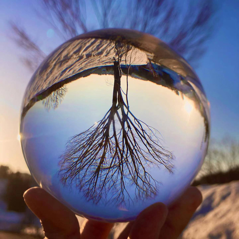 Γυάλινη σφαίρα κρυστάλλου για φωτογράφηση - Μοντέλο FF050, Βάρος 220 g, Κυκλοφόρησε το 2008