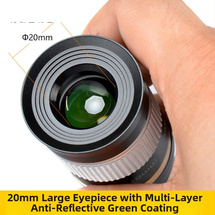 8-24mm/7-21mm зум окуляр за телескоп, цял метален корпус, непрекъснат зум