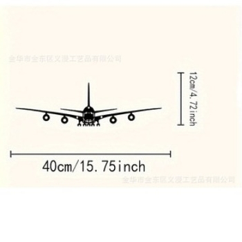 Fém falidísz – Boeing repülőgép, vasból, pastorális stílus, Essence