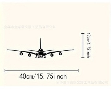 Fém falidísz – Boeing repülőgép, vasból, pastorális stílus, Essence