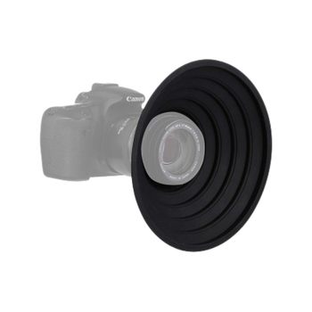 Σιλικονούχος σκιά φακού – γενική συμβατότητα, προσαρμογή για φακό, βάρος 0.154