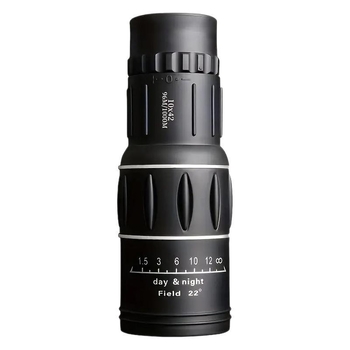 Monokuliarinis teleskopas, 10x42, modelis D554, pritaikomas
