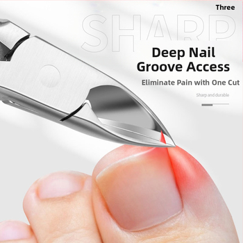 Nerūdijančio plieno manikiūro rinkinys su odelių žnyplėmis, nagų kirpimo žnyplėmis ir nagų žnyplėmis — nešiojamas, namų naudojimui; svoris 79,8 g; pakuotė 250 vienetų; OEM privataus prekės ženklo etiketė