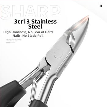 Nerūdijančio plieno manikiūro rinkinys su odelių žnyplėmis, nagų kirpimo žnyplėmis ir nagų žnyplėmis — nešiojamas, namų naudojimui; svoris 79,8 g; pakuotė 250 vienetų; OEM privataus prekės ženklo etiketė