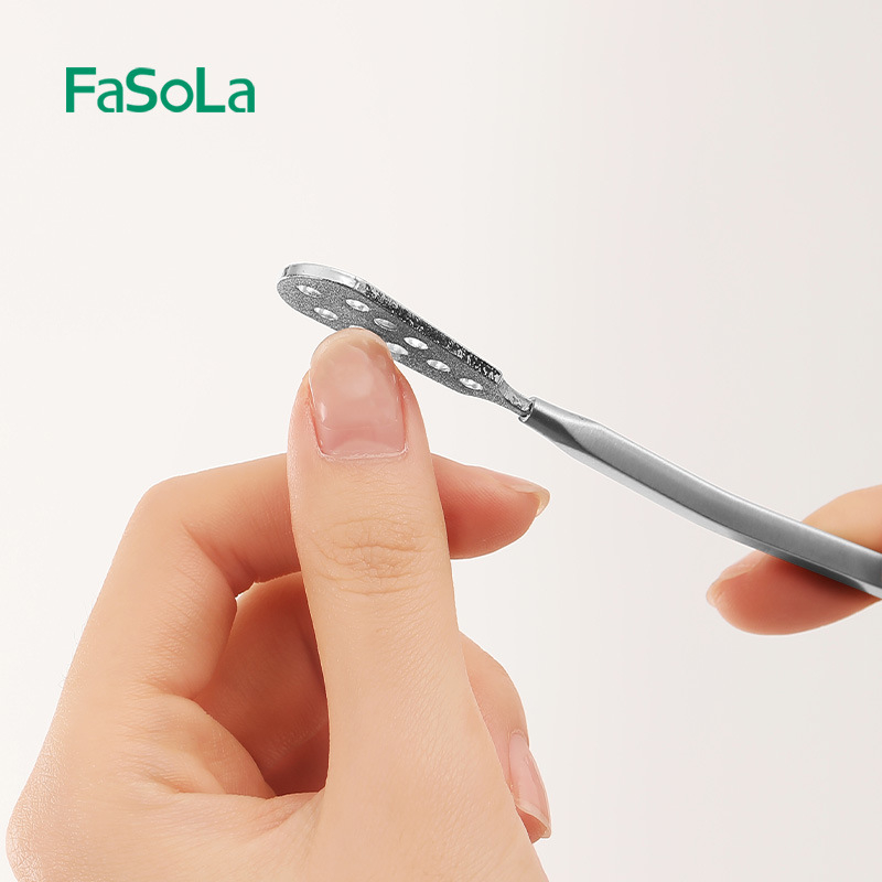 FaSoLa alat za njegu stopala – 420 nehrđajući čelik, licencirana privatna oznaka, kutija 1000 komada