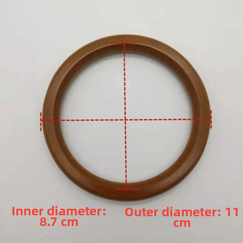 Кръгла дървена дръжка за чанта, модел A-089, марка Meters