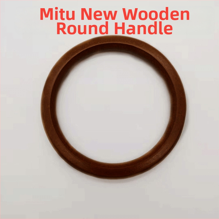 Кръгла дървена дръжка за чанта, модел A-089, марка Meters