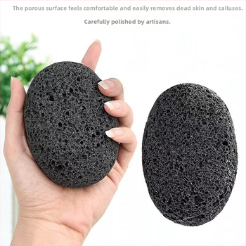 Vulkāniskā akmens kāju kalumu noņemšanai – Ovāla forma; Zīmols: Six Miles Shop; Materiāls: vulkāniskais akmens; Forma: ovāla; Kastes daudzums: 500; Importēts: Nē