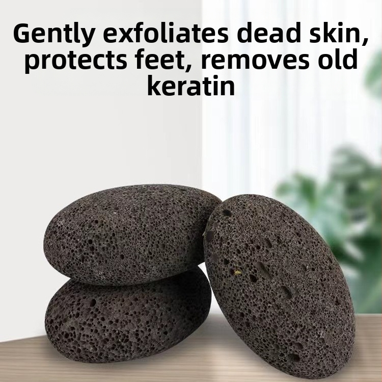 Ovlárový brúsny kameň zo sopečného kameňa na odstránenie mozolov – Značka: Six Miles Shop; Materiál: sopečný kameň; Tvar: oválny; Balenie: 500 kusov; Importované: Nie