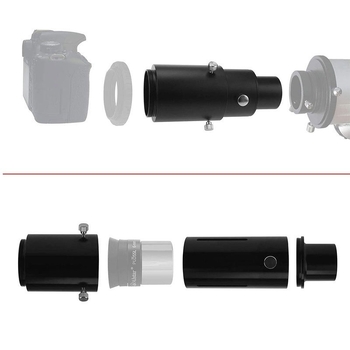 Astronominio teleskopo plėtimo adapteris SLR/mirrorless fotoaparatams – sriegis T2×0.75