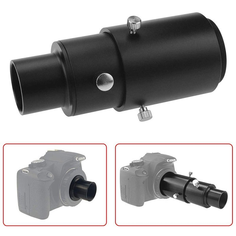 Astronominio teleskopo plėtimo adapteris SLR/mirrorless fotoaparatams – sriegis T2×0.75