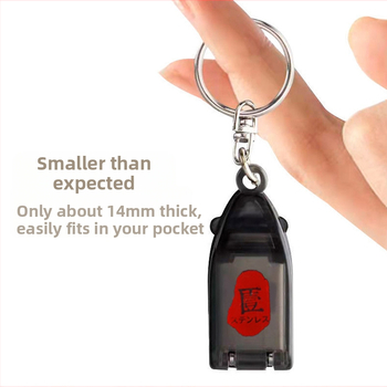 Huarui nagų žirklės, nešiojamos, plokščiu burnos dizainu, medžiaga: plastikas + nerūdijantis plienas, visuotinė naudojimas