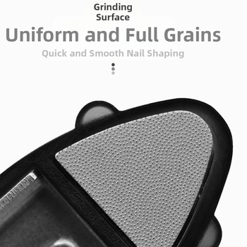 Huarui nagų žirklės, nešiojamos, plokščiu burnos dizainu, medžiaga: plastikas + nerūdijantis plienas, visuotinė naudojimas