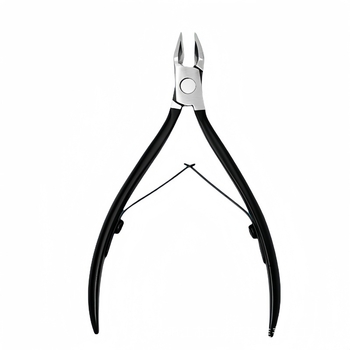 Nerūdijančio plieno kampuotų burnų žnyplės nagų įduboje, pedikiūro įrankis kojų nagų priežiūrai, mirusios odos ir odos plėvelių pašalinimas