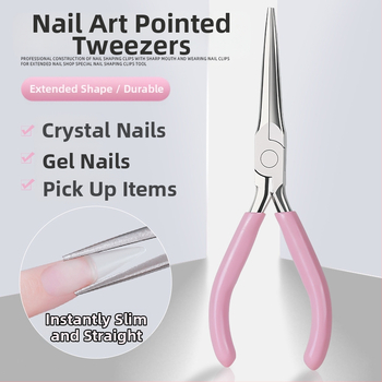 Πένσες διαμόρφωσης νυχιών με μυτερές σιαγόνες – εργαλείο επέκτασης νυχιών για σαλόνι μανικιούρ, ανοξείδωτο ατσάλι, Tide (Beauty), OEM