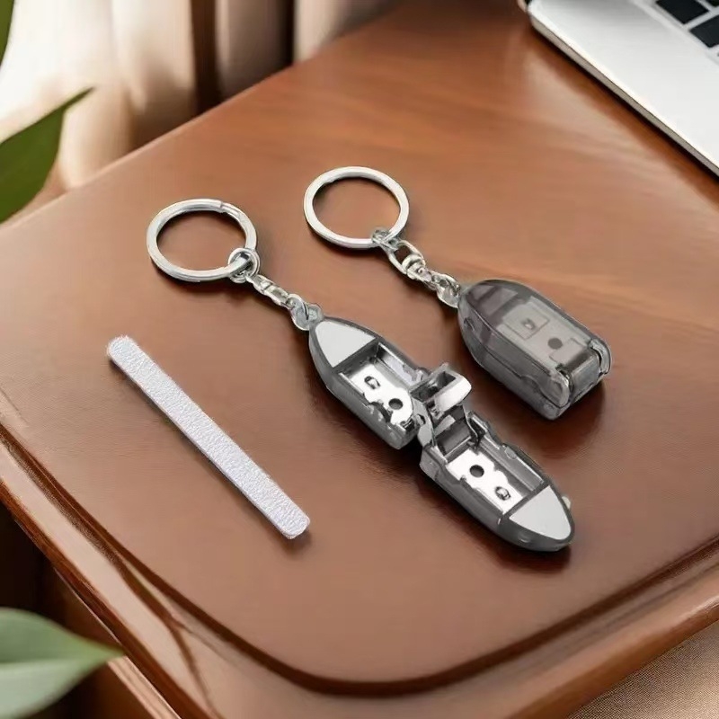 Vokiško stiliaus transformuojamas nagų klipsas, mini sulankstomas dizainas, anglies plienas, modelio nr. HJ54156121, OEM ženklas