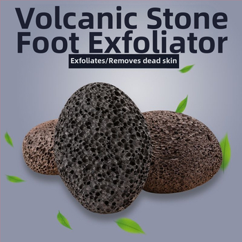 Πέτρα ποδιού για απολέπιση κάλων με ηφαιστειακή πέτρα — οικιακή χρήση, μάρκα Morning Island, μη εισαγόμενο, Υλικό: μεταξωτό λουλούδι