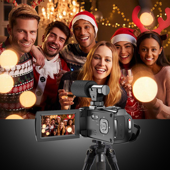 HDV8162plus kézi DV kamera, CMOS érzékelő, 1080p, 18x digitális zoom, F1.8 objektív, elektronikus képstabilizálás