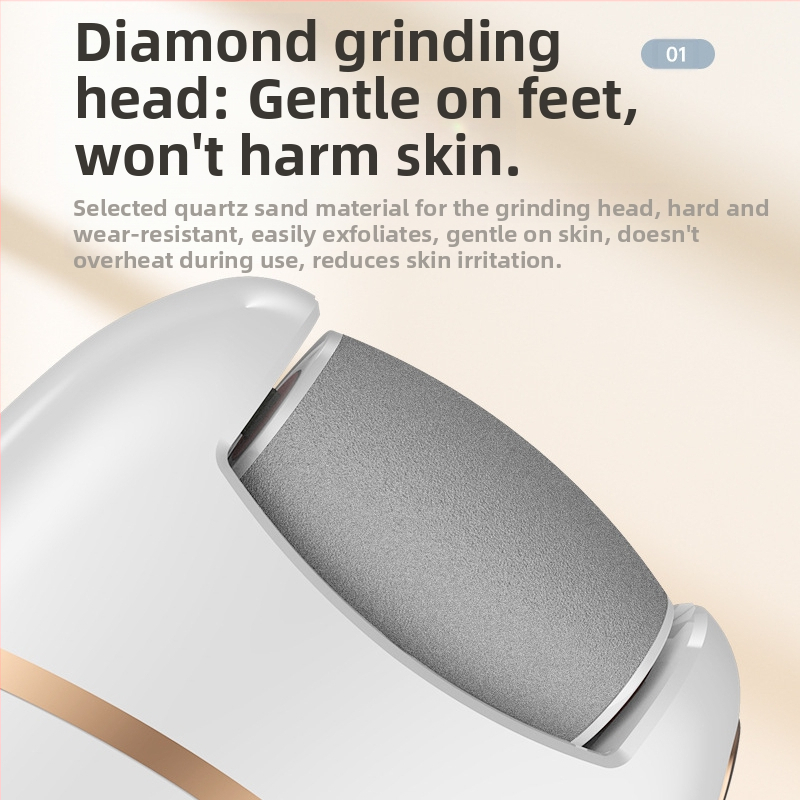 Електрически шлайф за крака за премахване на мъртва кожа и мазоли — педикюр устройство (пуснат през 2024 г.)
