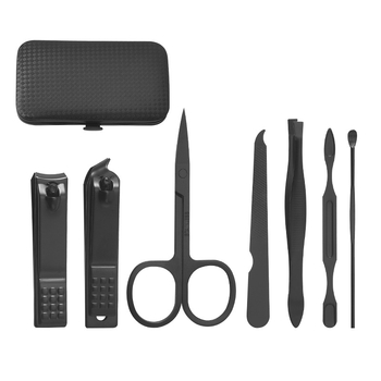 Σετ κοπτών νυχιών από ανοξείδωτο ατσάλι, 7 τεμάχια, Προέλευση Γκουανγκντόνγκ, Καθαρό βάρος 96 g