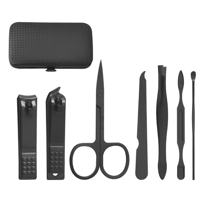 Комплект нокторезачки за маникюр, неръждаема стомана, произход Гуандун, нетно тегло 96 g, набор от 7 части