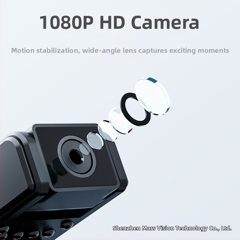 A8 HD инфрачервена камера за нощно виждане и правоприлагане с клип за носене, конференционен запис, 1 MP, TF карта, 6 ч. батерия, ABS корпус