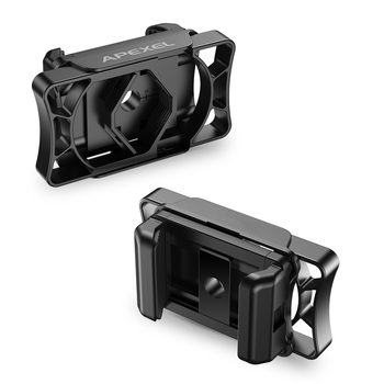 APL-F002 Monokuliarinis telefono laikiklis su mikroskopo okularo adapteriu, daugiafunkcinis metalinis klipsas