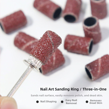 Δαχτυλίδι λείανσης νυχιών με ηλεκτρικό μύλο, Honuo, 75 τεμάχια, σετ κεφαλών λείανσης