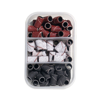 Δαχτυλίδι λείανσης νυχιών με ηλεκτρικό μύλο, Honuo, 75 τεμάχια, σετ κεφαλών λείανσης