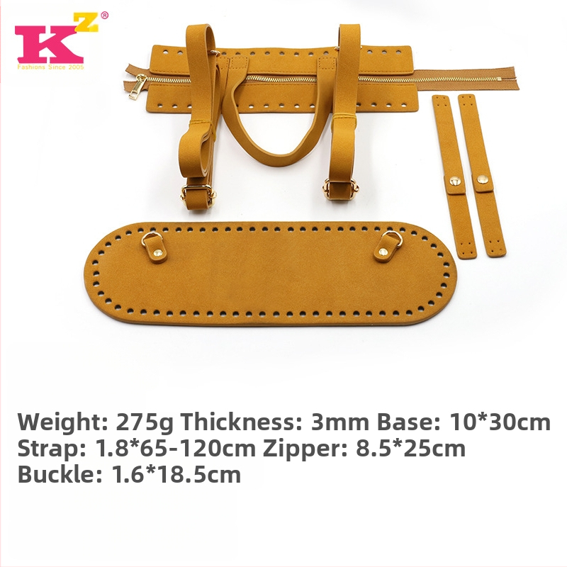 Комплект презрамки за раница – PU кожа, ципова верига, пакет материали, пролет 2024