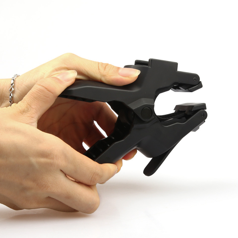 8-segmentų lankstomo kaklo žnyplė GoPro ir panašioms kameroms; Suderinama su GoPro 4–10 ir GoPro MAX; Plastmasinis korpusas; Svoris 130 g; Gyvas vaizdas, Kamera fiksavimas, Smūgio absorbcija