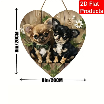 Ξύλινο κυκλικό διακοσμητικό πινακίδο πόρτας με ζωικό μοτίβο – εκτυπωμένη διακόσμηση για σκηνές πάρτι, δώρο για γενέθλια και γιορτές