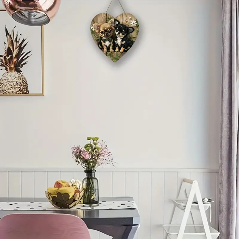 Ξύλινο κυκλικό διακοσμητικό πινακίδο πόρτας με ζωικό μοτίβο – εκτυπωμένη διακόσμηση για σκηνές πάρτι, δώρο για γενέθλια και γιορτές