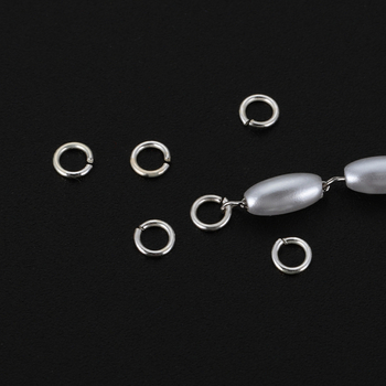 DIY αξεσουάρ κοσμημάτων – 30 τεμάχια ανοιχτών και κλειστών jump rings 925 ασημένια για χειροποίητα κοσμήματα