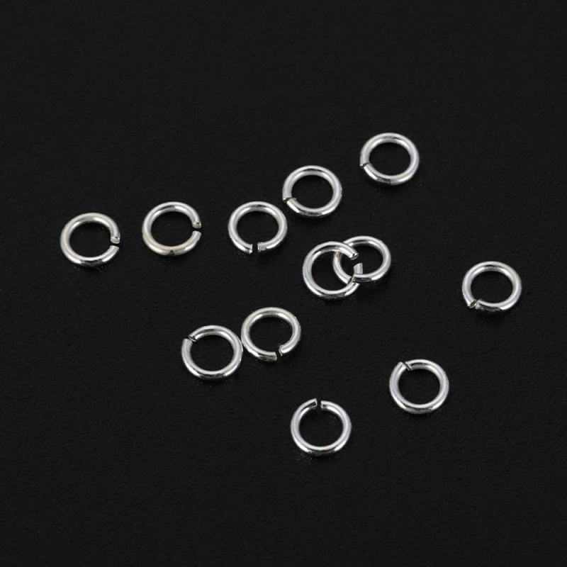 DIY dodaci za nakit – 30 komada 925 srebrnih otvorenih i zatvorenih jump rings, za ručnu izradu nakita