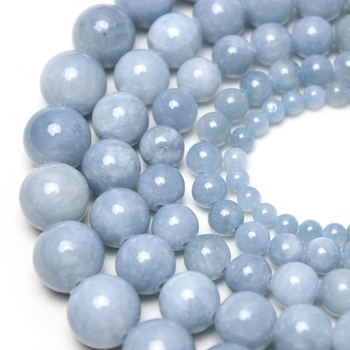 Χαλατές χάντρες από νεφρίτη για νήμα — φυσικό στυλ, κοπή και στιλβωση, μάρκα YOUTH CADENCE