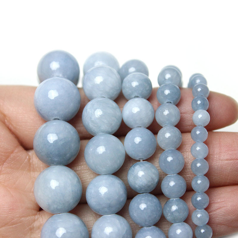 Jáde gyöngyök – szabad gyöngyözéshez, természetes stílus, vágás és polírozás, márka YOUTH CADENCE