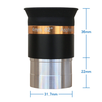 Boxia 5P9885 αστρονομικό επισκόπιο, 4 mm εστιακή απόσταση, 62° πεδίο όρασης