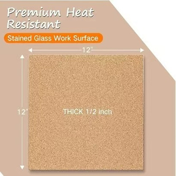 Τετράγωνος πίνακας φελλού με αυτοκόλλητη βάση – αυτοκόλλητο πάνελ, τελειώμα ακμών, εργαλείο σφράγισης (Υλικό: Πλαστικό; Δομή: Άλλο; Εμβέλεια εφαρμογής: Άλλο)