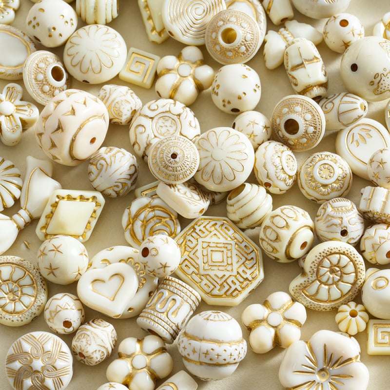 DIY set nakita od perli: akrilne perle u baroknom stilu, plemeniti uzorak, premaz bojom, porijeklo Jinhua