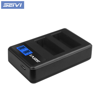 SEIVI NP-FW50 töltő Type-C LCD kijelzővel, 8.4V 0.6A×2 a Sony FW50 akkumulátorhoz