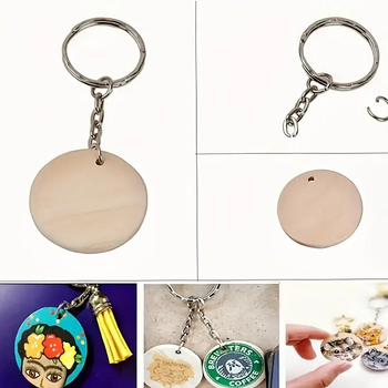 Dječji DIY set za crtanje na drvetu s privjeskom za ključeve