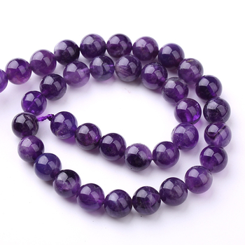 Χάντρες από Φυσικό Αμέθιστο – Ελεύθερες, Κυκλικές, Ηλεκτροπλατινόμενες, Στυλ Τιντάλ Ουίντ – Qi Xing