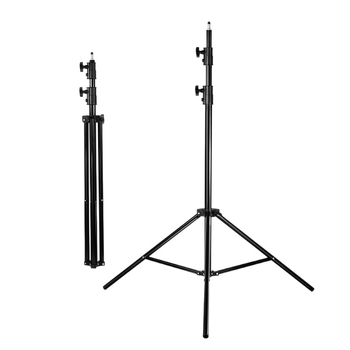 Στήριξη λάμπας φωτογράφισης με θήκη κινητού, υλικά: κράμα αλουμινίου + σίδηρος + πλαστικό; μεταφορική ικανότητα 10 kg; 3 τμήματα; διάμετρος σωλήνα 24/27/31 mm; βάρος 1,5 kg