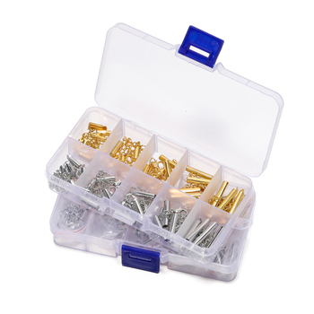 DIY σετ γατζούκι για σκουλαρίκια με γλιστρητό σωλήνα – σίδηρος/χαλκός/κράμα, ηλεκτροπλατίωση, Zisheng, σετ 10 τεμαχίων, Καλοκαίρι 2024