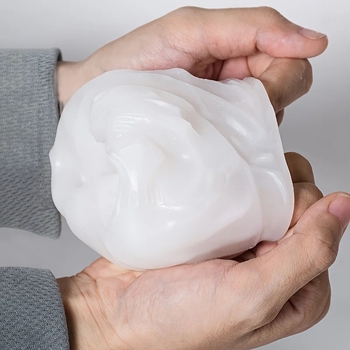 Independent φόρμα σιλικόνης για κεριά με ανάγλυφο λουλουδιών, ασύμμετρο σχήμα, για κατασκευή κεριών