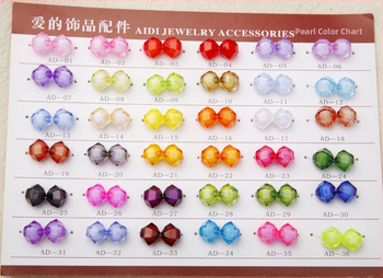 Ακρυλικές χαλαρές χάντρες, βαμμένες